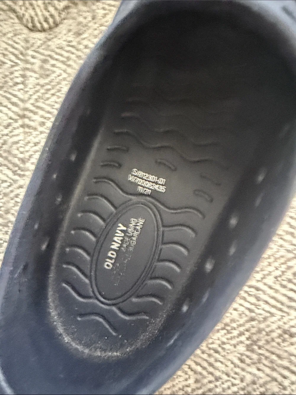 Old Navy Navy Perforated Slip-On Loafers for boys